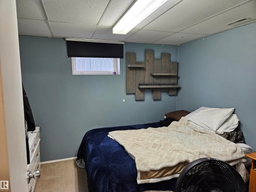 2 of 2 basement bedrooms - 4706 44 Avenue, St. Paul Town, AB - Indoor Photo Showing Bedroom