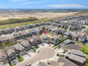 Aerial perspective highlighting a cul-de-sac streetscape - 22139 81 Avenue, Edmonton, AB  - Outdoor With View 