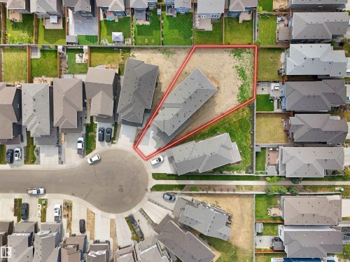 Vacant land parcel with defined boundaries, situated within a developed residential area - 22139 81 Avenue, Edmonton, AB - 