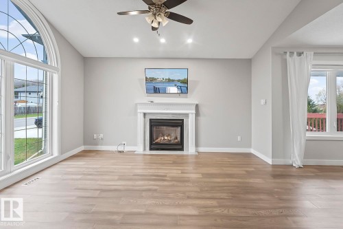 808 26 Street, Cold Lake, AB - Indoor Photo Showing Living Room With Fireplace