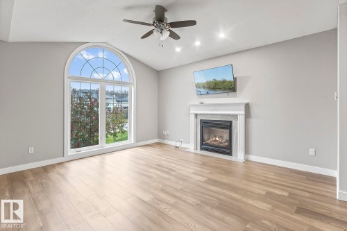 808 26 Street, Cold Lake, AB - Indoor Photo Showing Living Room With Fireplace