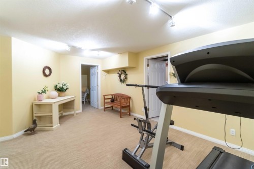 8 Butterworth Point(E), Edmonton, AB - Indoor Photo Showing Gym Room