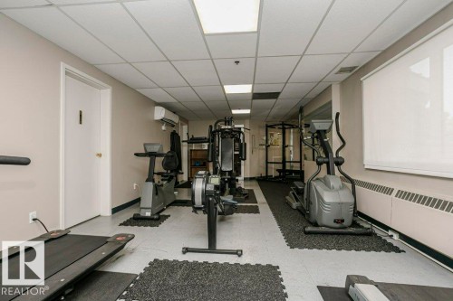 602 8728 Gateway Boulevard, Edmonton, AB - Indoor Photo Showing Gym Room