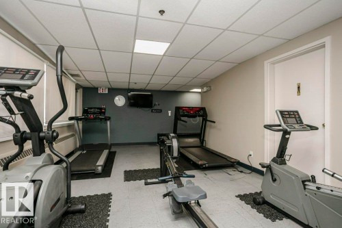 602 8728 Gateway Boulevard, Edmonton, AB - Indoor Photo Showing Gym Room