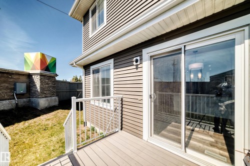 55 Ebbers Close, Edmonton, AB - Outdoor With Deck Patio Veranda With Exterior