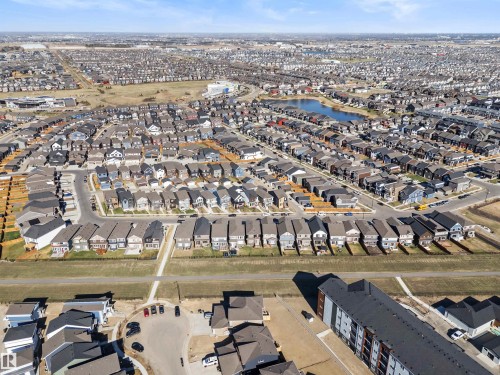 Expansive residential development featuring numerous single-family homes and multi-story buildings - 1471 Plum Circle Circle, Edmonton, AB - Outdoor With View