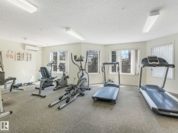 Dedicated fitness room featuring wall-to-wall carpeting and multiple windows for natural light - 
