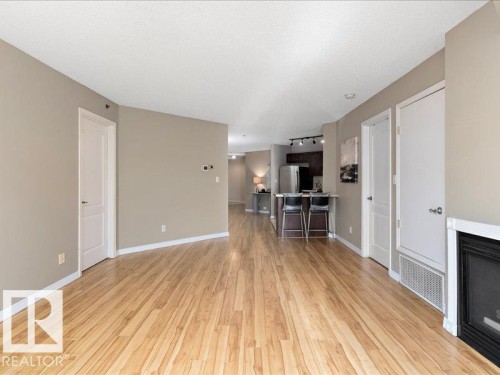 204 9640 105 Street, Edmonton, AB - Indoor With Fireplace