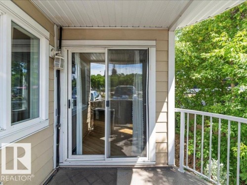 204 9640 105 Street, Edmonton, AB - Outdoor With Deck Patio Veranda With Exterior