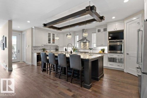 7931 112S Avenue, Edmonton, AB - Indoor Photo Showing Kitchen With Upgraded Kitchen