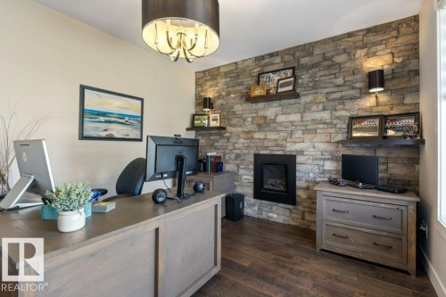 7931 112S Avenue, Edmonton, AB - Indoor With Fireplace
