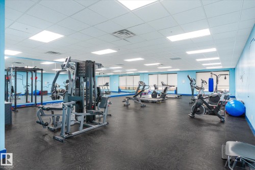 410 7909 71 Street, Edmonton, AB - Indoor Photo Showing Gym Room