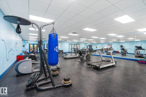 410 7909 71 Street, Edmonton, AB - Indoor Photo Showing Gym Room