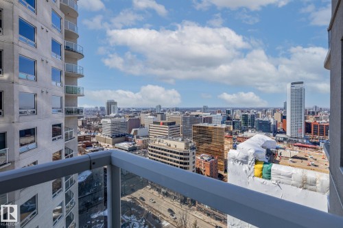 2304 10152 104 Street, Edmonton, AB - Outdoor With Balcony With View