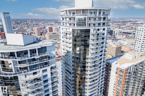 2304 10152 104 Street, Edmonton, AB - Outdoor With Balcony With Facade