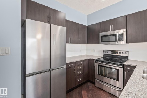 2304 10152 104 Street, Edmonton, AB - Indoor Photo Showing Kitchen With Double Sink