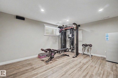 3724 Alexander Crescent, Edmonton, AB - Indoor Photo Showing Gym Room