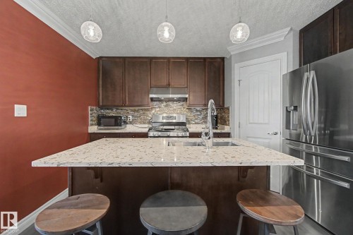 3724 Alexander Crescent, Edmonton, AB - Indoor Photo Showing Kitchen With Stainless Steel Kitchen With Upgraded Kitchen