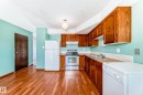 13862 24 Street, Edmonton, AB  - Indoor Photo Showing Kitchen With Double Sink 