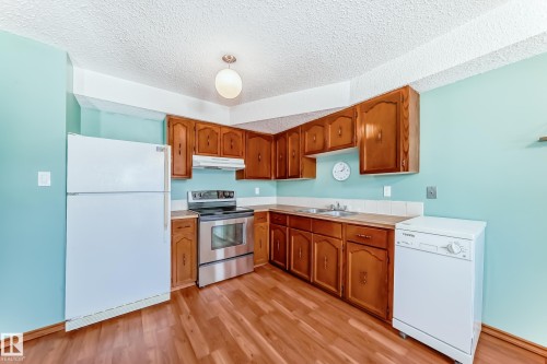 13862 24 Street, Edmonton, AB - Indoor Photo Showing Kitchen With Double Sink