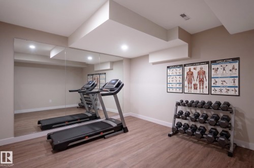 5528 54 Street, Leduc, AB - Indoor Photo Showing Gym Room