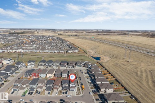 Aerial perspective showcasing a residential development with individual homes - 1103 29 Street, Edmonton, AB - Outdoor With View