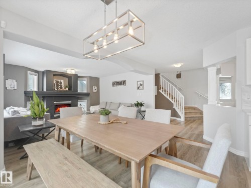 71 Rue Bouchard, Beaumont, AB - Indoor Photo Showing Dining Room