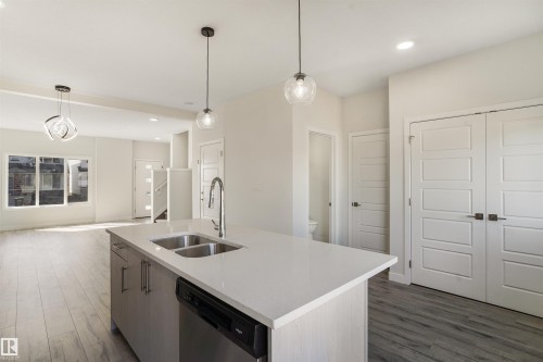 9455 Colak Lane, Edmonton, AB - Indoor Photo Showing Kitchen With Double Sink With Upgraded Kitchen