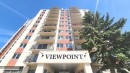 High-rise building with a cream and terracotta facade - 603 9028 Jasper Avenue, Edmonton, AB  - Outdoor With Facade 
