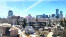 VIEW FROM PATIO, Keep Clicking for MORE Views! - 603 9028 Jasper Avenue, Edmonton, AB  - Outdoor With View 