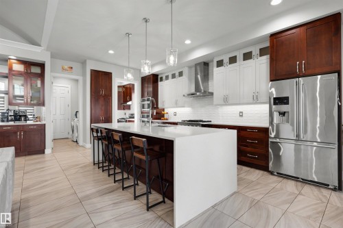 9055 24 Avenue, Edmonton, AB - Indoor Photo Showing Kitchen With Upgraded Kitchen