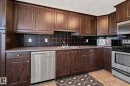 6 Vivian Way, Spruce Grove, AB  - Indoor Photo Showing Kitchen With Stainless Steel Kitchen With Double Sink 