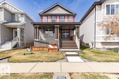 406 Songhurst Place, Leduc, AB - Outdoor With Deck Patio Veranda With Facade