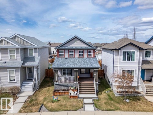 406 Songhurst Place, Leduc, AB - Outdoor With Deck Patio Veranda With Facade