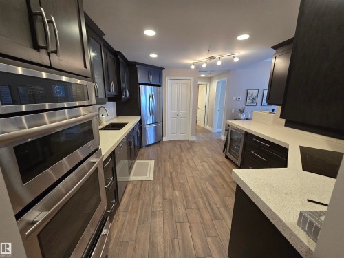 108 11650 79 Avenue, Edmonton, AB - Indoor Photo Showing Kitchen With Double Sink
