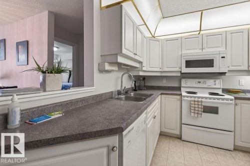 405 6703 172 Street, Edmonton, AB - Indoor Photo Showing Kitchen With Double Sink