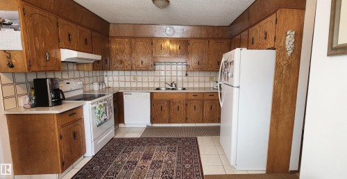 11035 166 Avenue, Edmonton, AB - Indoor Photo Showing Kitchen With Double Sink