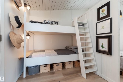 This is the bunk area just outside the bedroom - perfect for kids or overnight guests. - 197 51268 Range Road 204, Rural Strathcona County, AB 