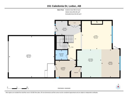 Floor plan - 151 Caledonia Drive, Leduc, AB - Other