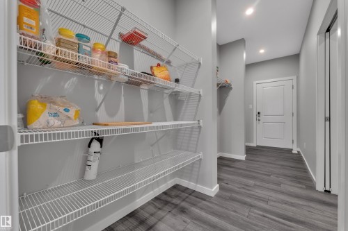 Pantry featuring wire shelving for storage - 319 36 Avenue, Edmonton, AB - Indoor With Storage