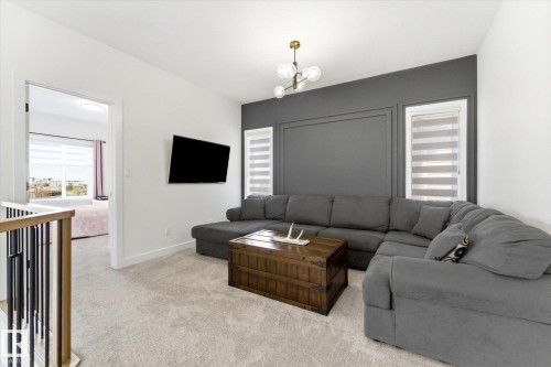14 Enns Crest, Fort Saskatchewan, AB - Indoor Photo Showing Living Room