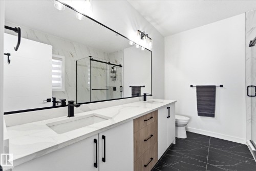 14 Enns Crest, Fort Saskatchewan, AB - Indoor Photo Showing Bathroom