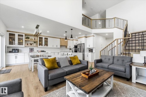 14 Enns Crest, Fort Saskatchewan, AB - Indoor Photo Showing Living Room
