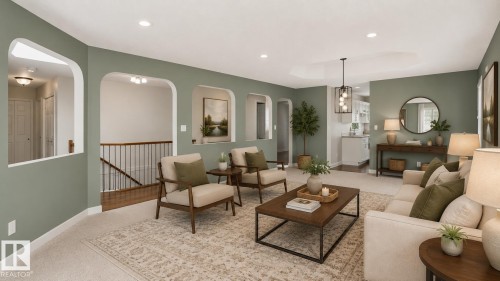 1346 Potter Greens Drive, Edmonton, AB - Indoor Photo Showing Living Room