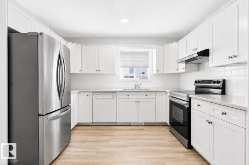 4603 126 Avenue, Edmonton, AB - Indoor Photo Showing Kitchen With Stainless Steel Kitchen