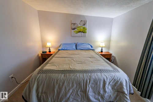 Carpeted room featuring white walls and a textured ceiling - 331 60417 Range Road 124, Rural St. Paul County, AB 