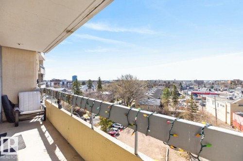 606 10883 Saskatchewan Drive, Edmonton, AB - Outdoor With Balcony With View With Exterior