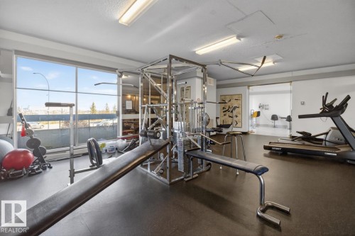 606 10883 Saskatchewan Drive, Edmonton, AB - Indoor Photo Showing Gym Room