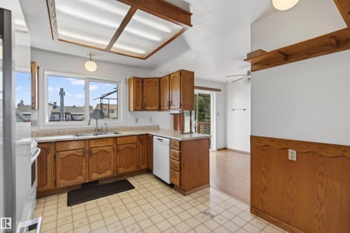 2013 3 Avenue, Cold Lake, AB - Indoor Photo Showing Kitchen With Double Sink