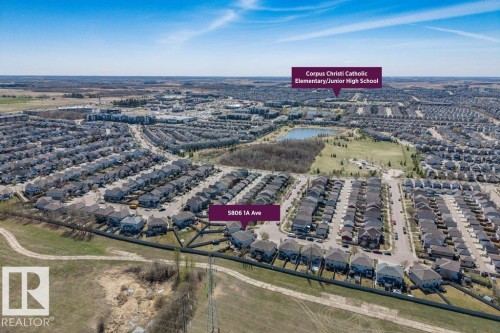 5806 1A Avenue, Edmonton, AB - Outdoor With View
